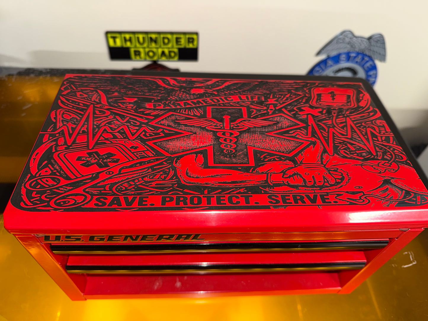 Engraved Paramedic Life Mini Toolbox – EMS First Responder Gift