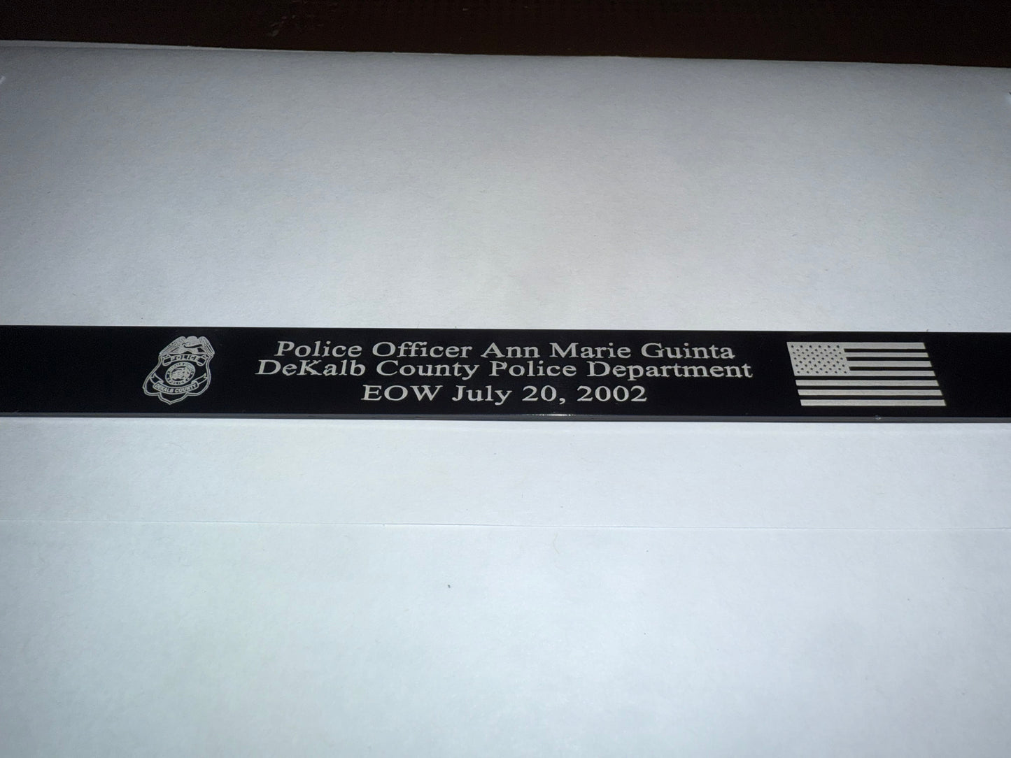 Aluminum Memorial Bracelet | LODD | Military | Police | Fire | EMS