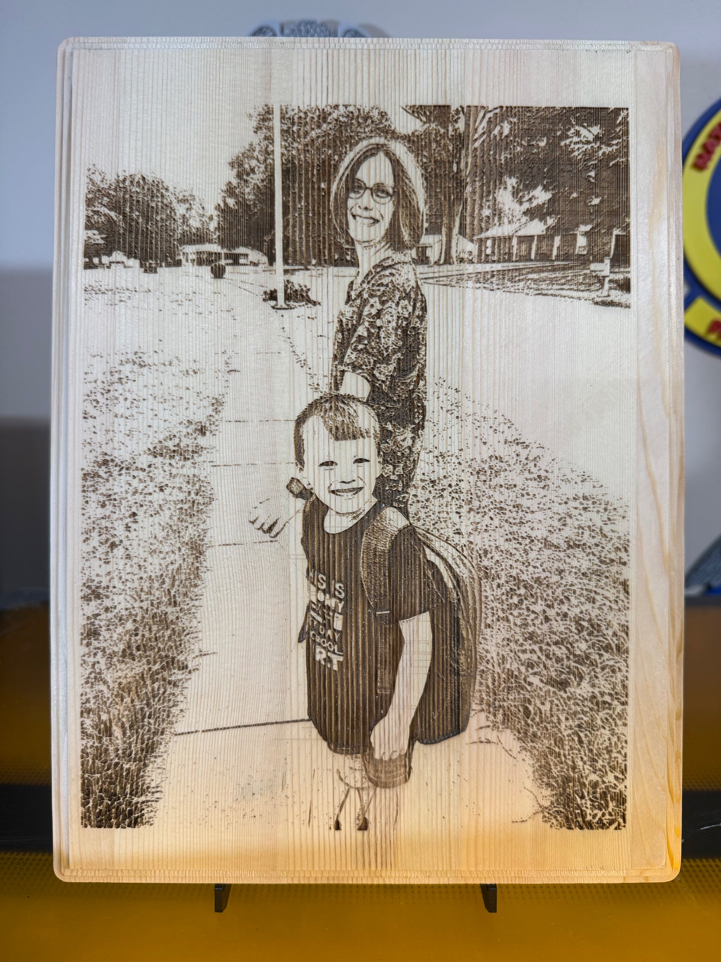Personalized Laser Engraved Wooden Picture for Family, Scenery, Pets, Outdoors, Memories, Special Occasions
