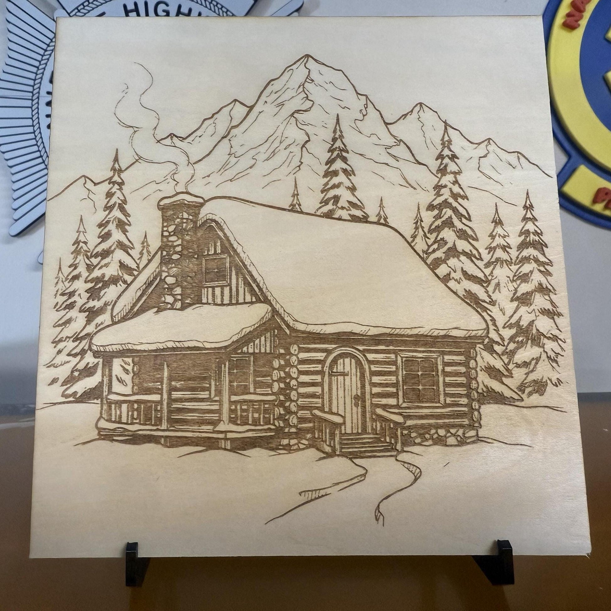 Personalized Laser Engraved Wooden Picture for Family, Scenery, Pets, Outdoors, Memories, Special Occasions
